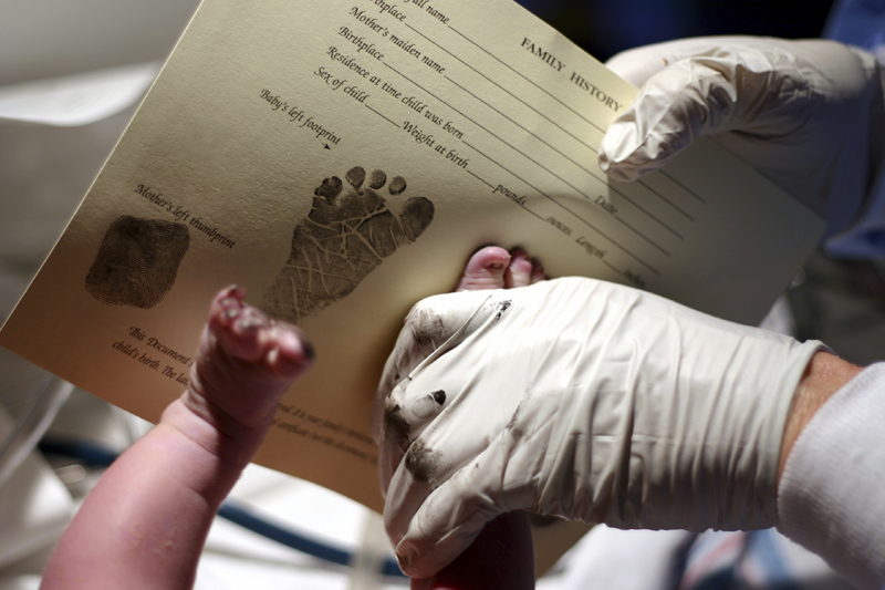 Newborn Baby Birth Certificate